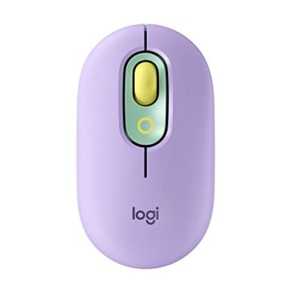 Logitech POP Ratón inalámbrico con Emoji personalizable, tecnología SilentTouch, precisión y velocidad, diseño compacto, Bluetooth, USB, multidispositivo, compatible con OS - Daydream