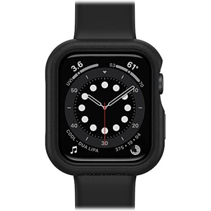 Protector de Reloj OtterBox para Apple Watch Series SE 2.ª & 1.ª gen/SE/5/4 44mm, Resistente a Caída y Golpes, Carcasa Protectora Elegante para Apple Watch, protege la Pantalla y los Bordes, Negro
