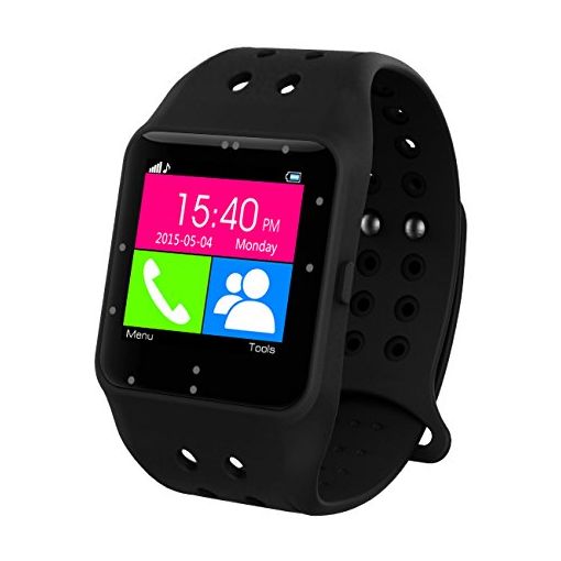 PRIXTON sw11 - Smartwatch de 1.3" (Bluetooth, iOS, Android) Color Negro